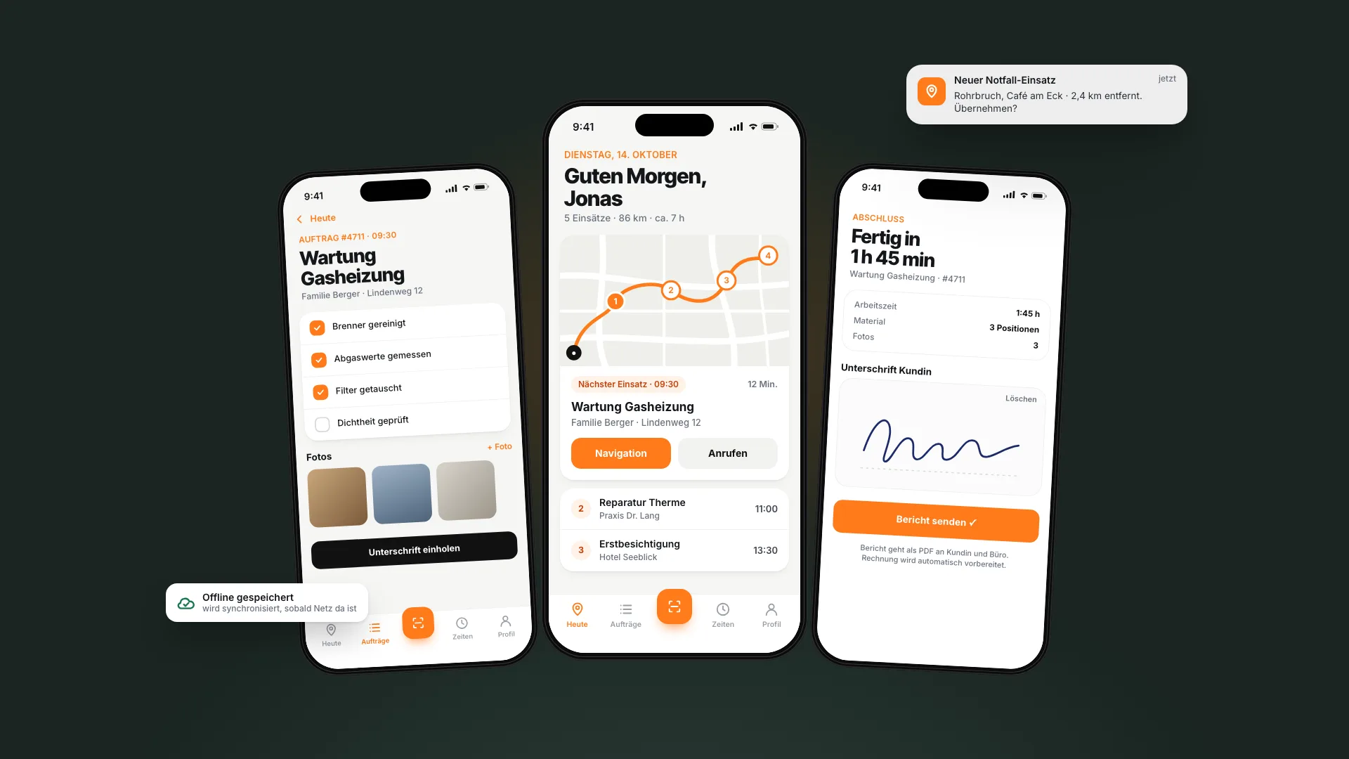 Mobile App · Außendienst